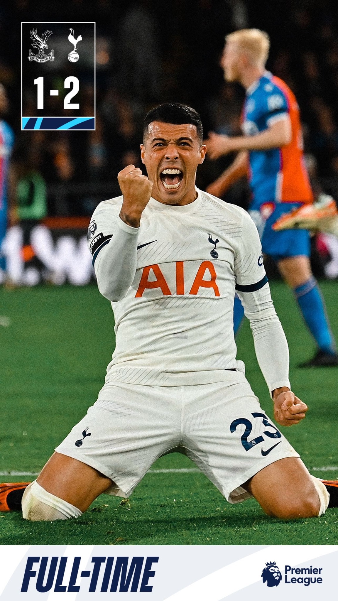 Hasil Liga Inggris: Crystal Palace 1-2 Tottenham Hotspur Bawa Spurs ke Puncak Klasemen 1 47