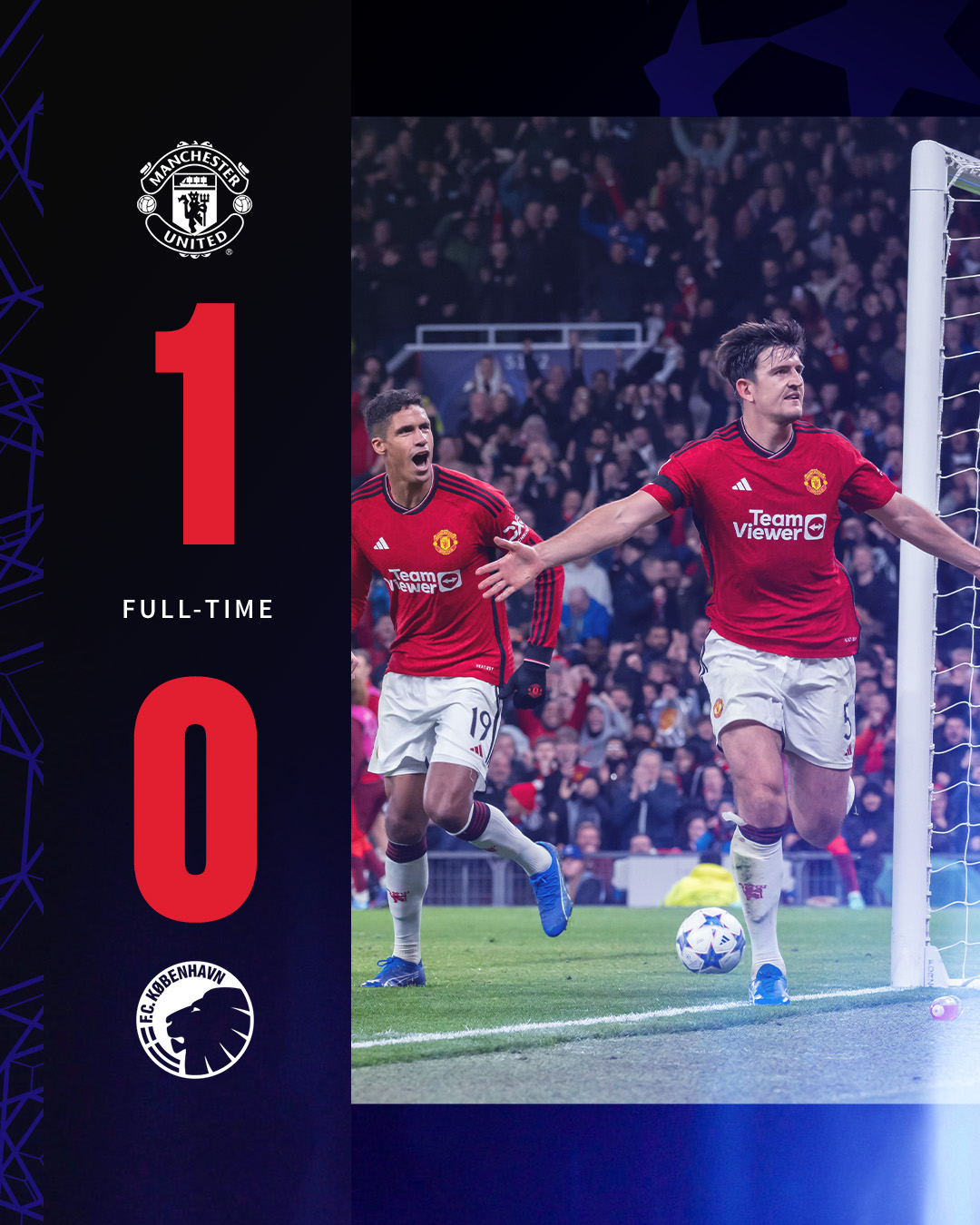 Hasil Liga Champions: Dua Lord MU Bawa Kemenangan atas Copenhagen 1-0 8