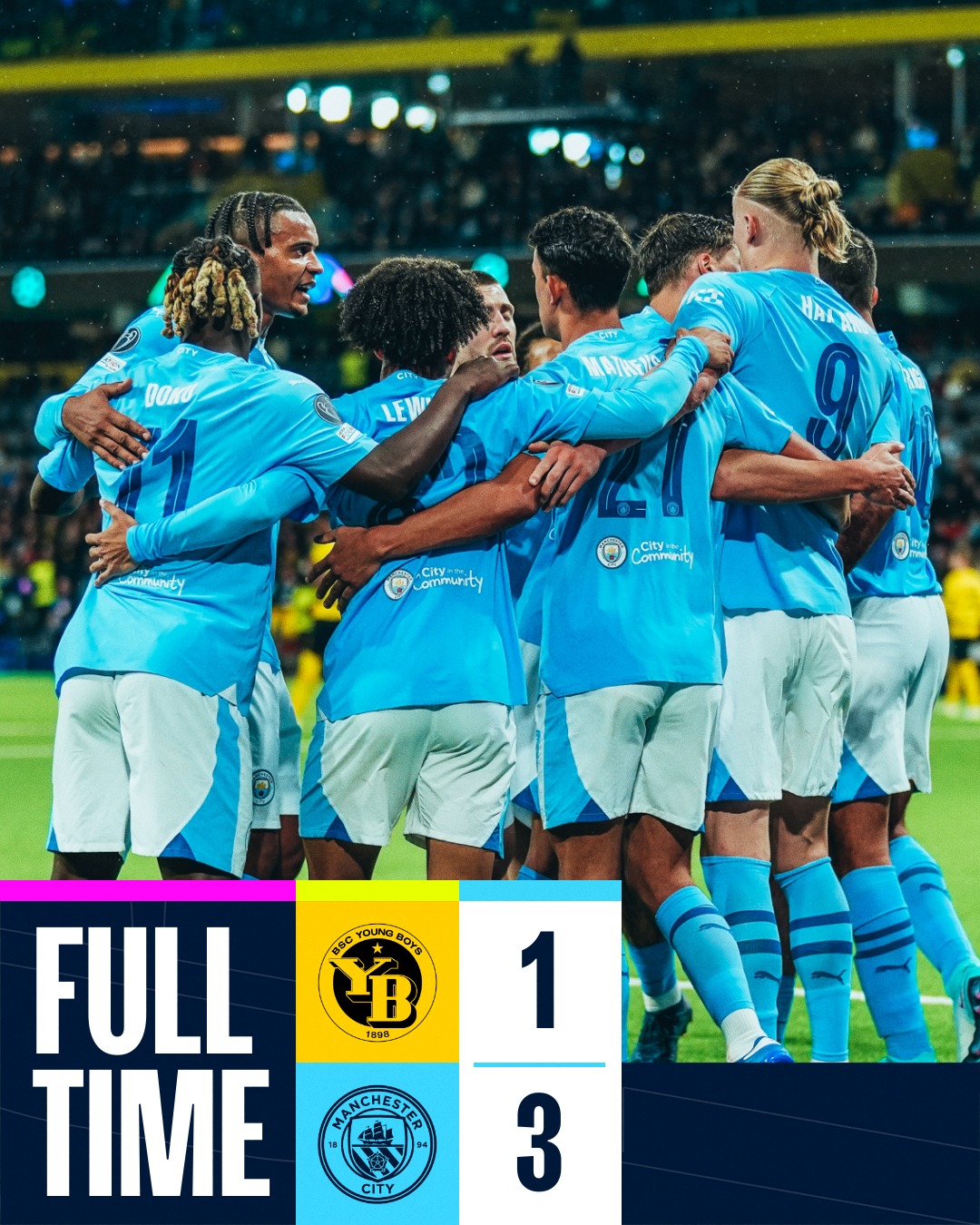 Hasil Liga Champions 2023: Yougsboy 1-3 Manchester City, Haaland pecah telur!