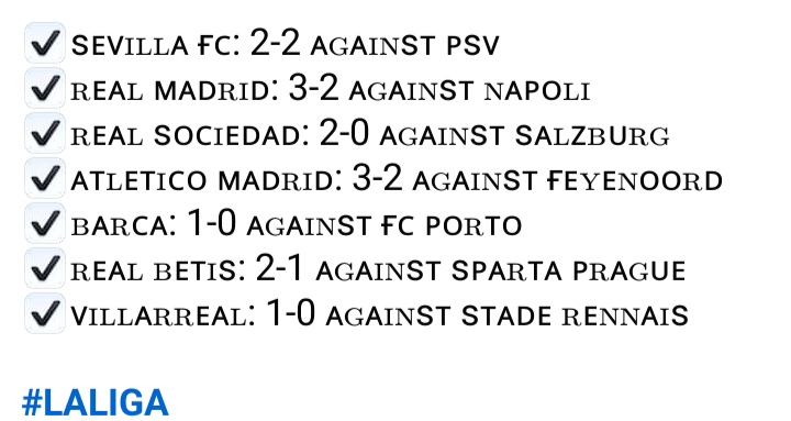 Fantastis! Rangkuman Tim La Liga Spanyol yang Tak Terkalahkan di Eropa Champions 2023-2024 tim la liga spanyol tak terkalahkan di kompetisi eropa