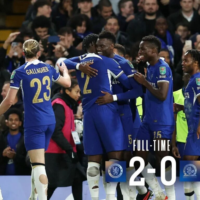 Hasil Carabao Cup : Chelsea vs Blackburn, Duel Seru untuk Kemenangan The Blues