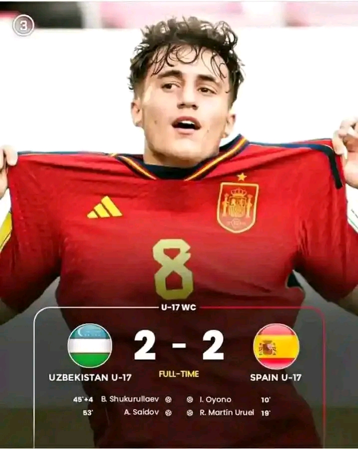 Duel Pemain Bintang Spanyol U17 vs Jepang U17 di Babak 16 Besar Oyono spanyol
