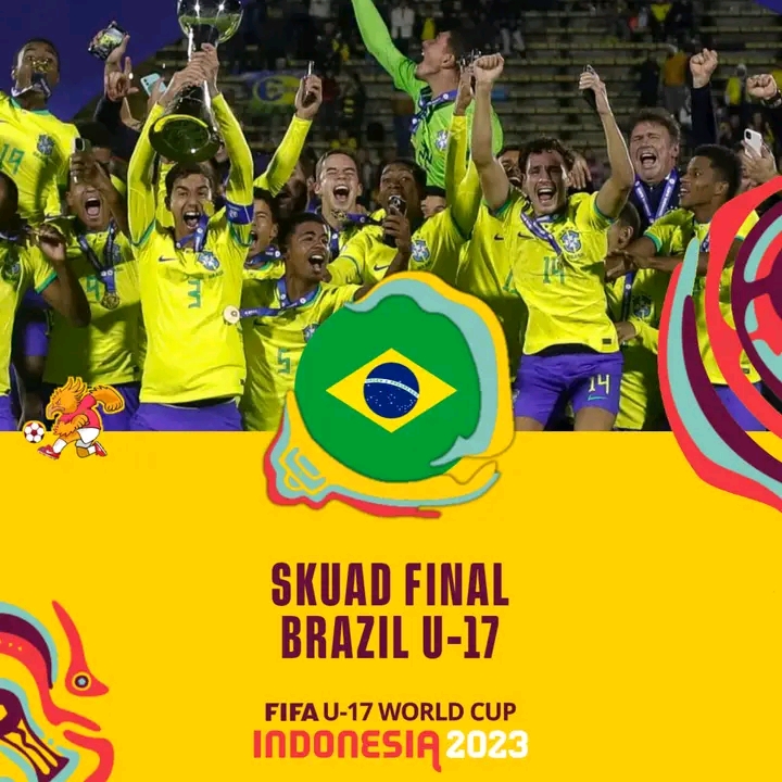 Negara Terbaik yang Berlaga di Piala Dunia U17, Indonesia Termasuk? Skuad Brazil u17