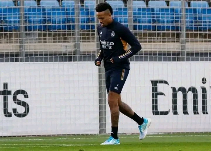 Bek Andalan Real Madrid Kembali Berlatih Pasca Cedera Militao sudah berlatih dilapangan