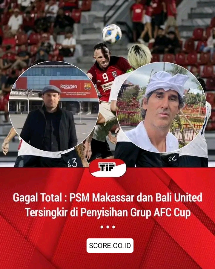 PSM dan Bali United gagal Total