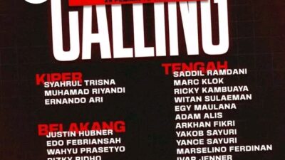 PSSI panggil 29 pemain timnas untuk berlaga di piala Asia