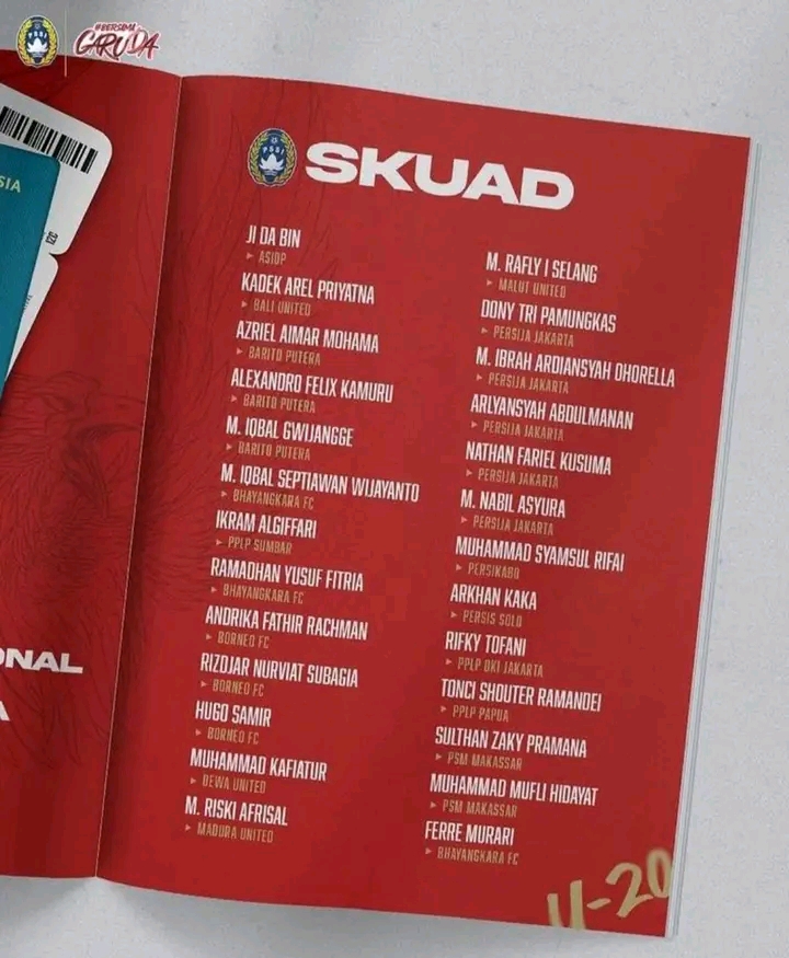 Panggil 26 Pemain Timnas U-20 Tanpa Pemain Asing, Indra Sjafri Sebut Banyak Cercaan daftar skuad timnas u20