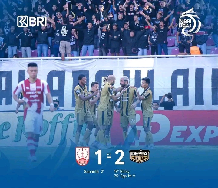 Hasil Liga Indonesia Tadi Malam: Persebaya Imbang, Dewa United Berhasil Menang dewa united vs persis