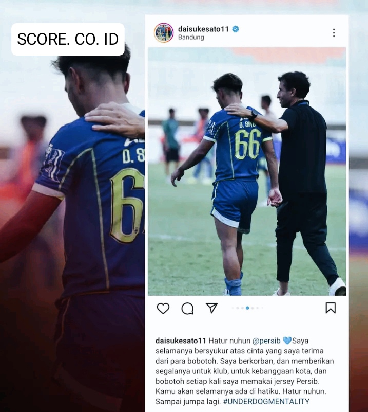 Habis Dipecat, Daisuke Sato Malah Ucap Terima Kasih ke Persib IMG 20240130 125951