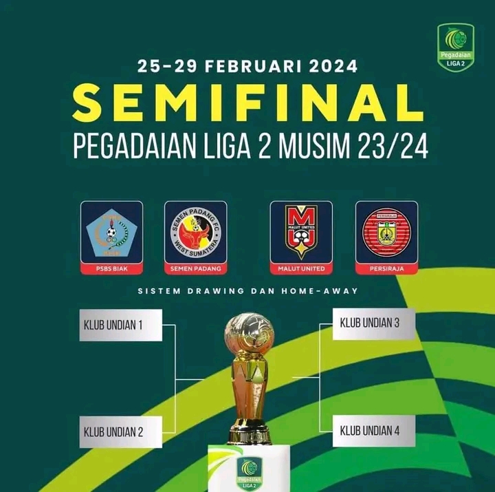 Siap OTW Liga 1, 4 Tim ini Melaju ke Babak Semi Final Liga 2 1707032542794