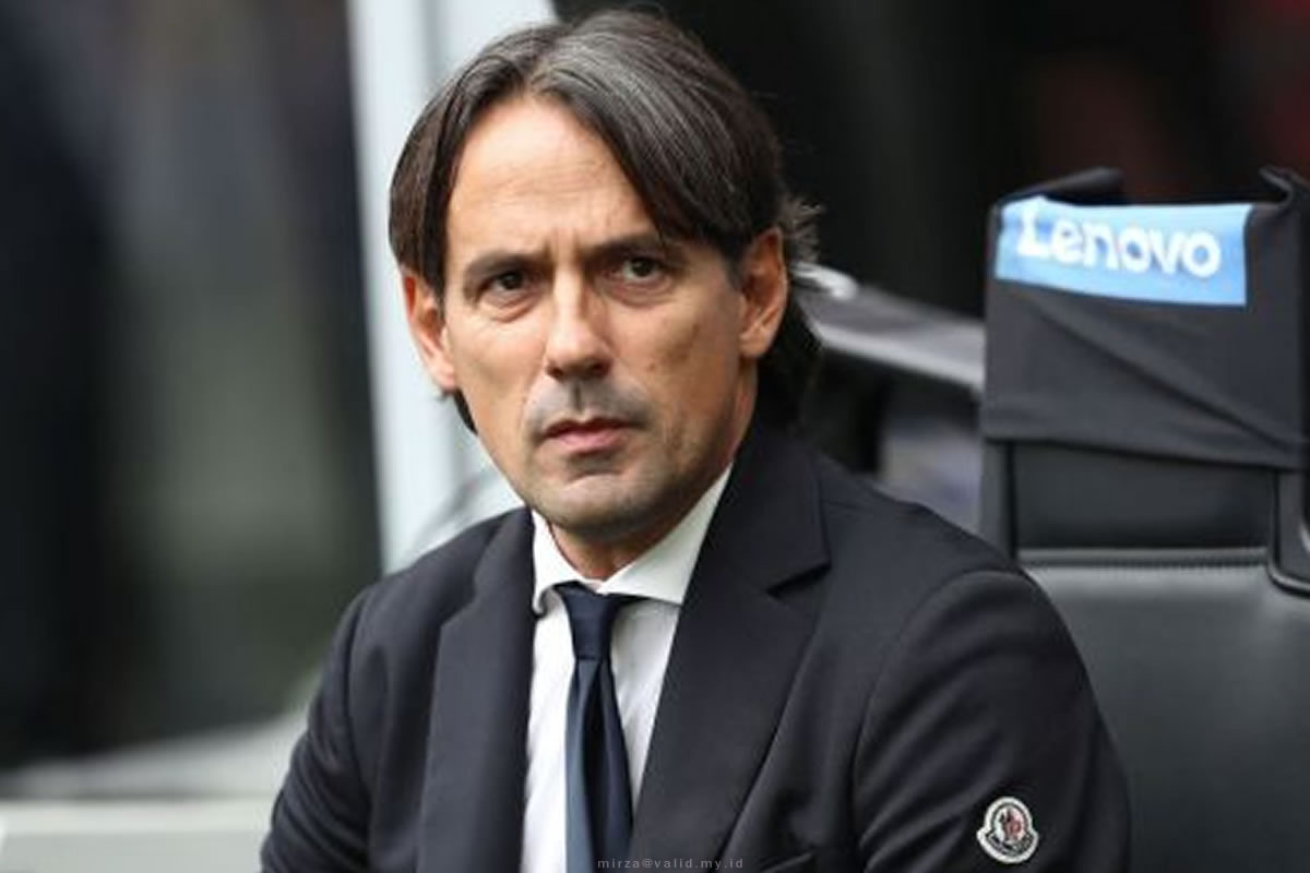 Buntut Pemberian Sanksi Pertandingan Inter Milan vs Roma Akan Tidak Dihadiri Simone Inzaghi