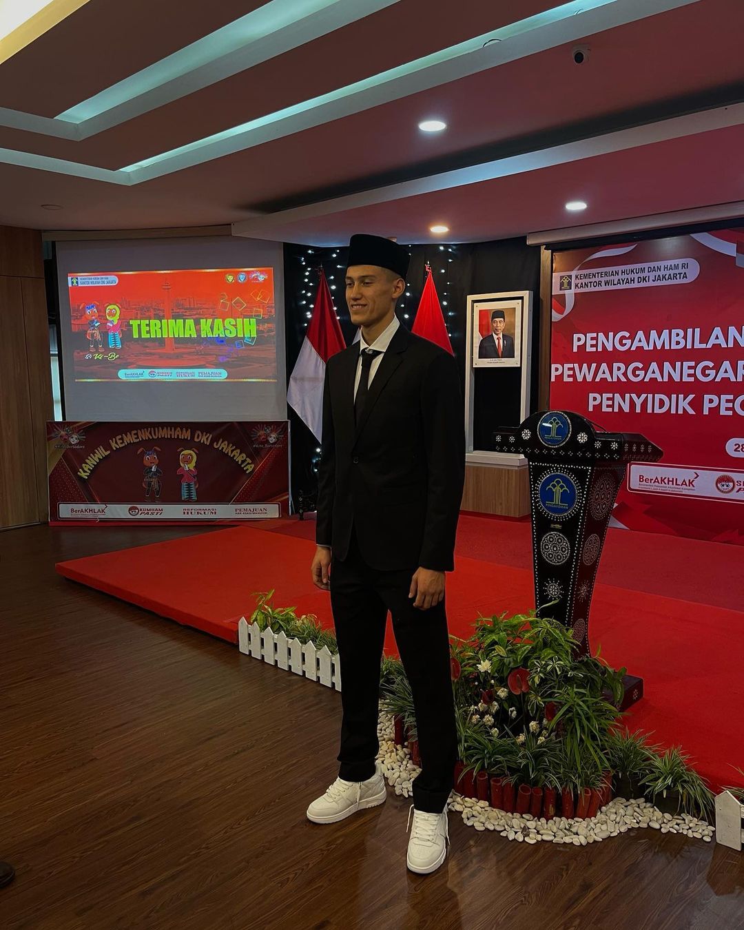 jay idzes saat sumpah kanwil