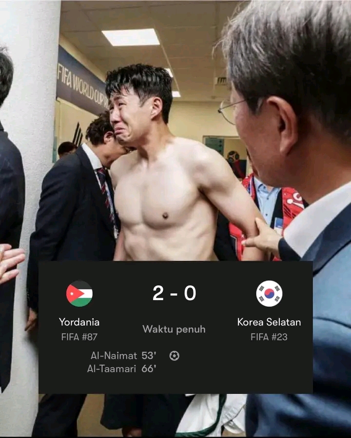 Dari Klub Sialnya Sampe ke Timnas Korea Selatan, Son Heung-Min Akhiri Piala Asia Tanpa Gelar son menangis