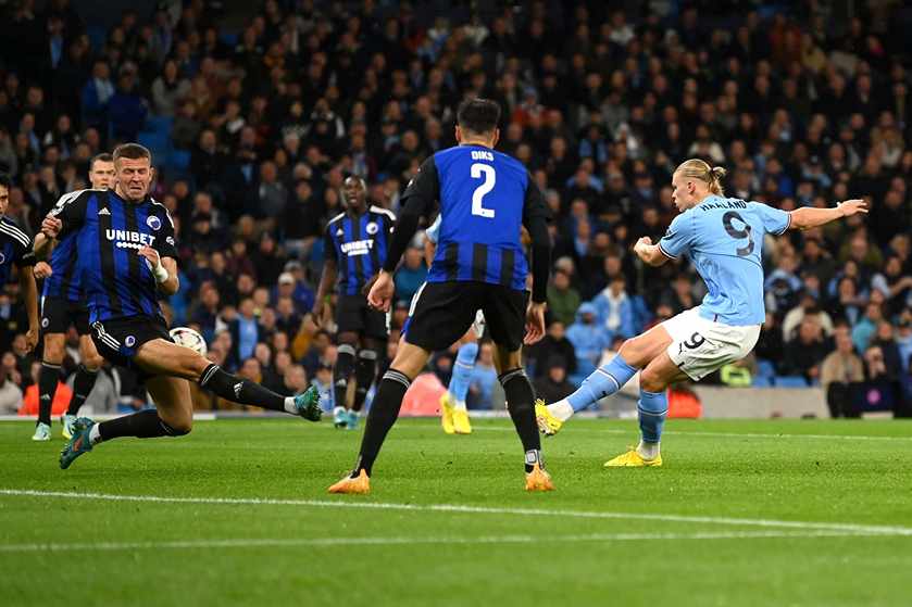 Man City Meraih Kemenangan Telak atas FC Copenhagen di Liga Champions