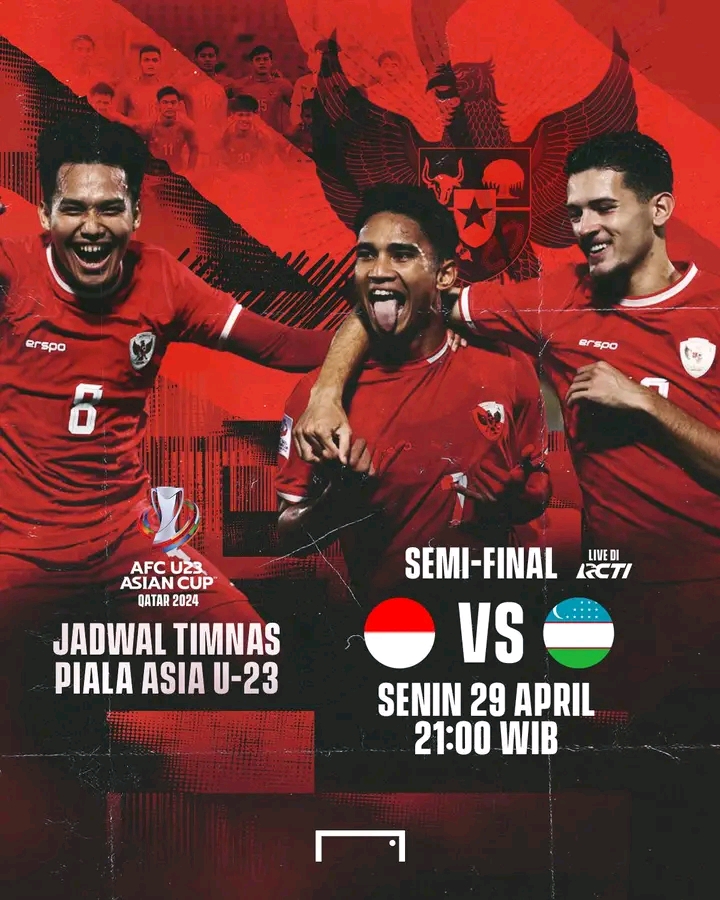 Baru Hitungan Menit, Tiket Semi-final Indonesia vs Uzbekistan Sold Out 1714300433174