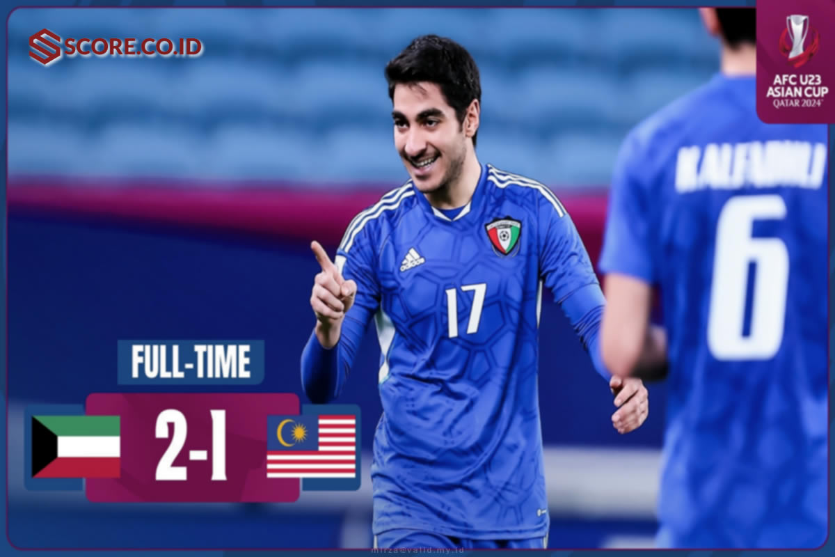 AFC U 23 2024 Grup D Kuwait Berhasil Mengalahkan Malaysia 2 1