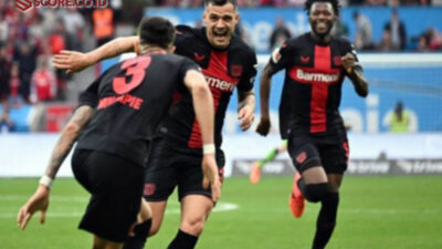 Granit Xhaka Berambisi Raih Treble Bersama Bayer Leverkusen