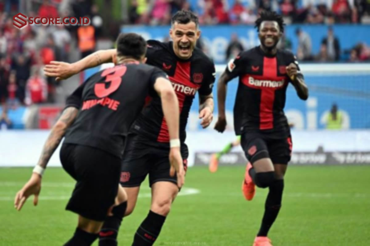 Granit Xhaka Berambisi Raih Treble Bersama Bayer Leverkusen