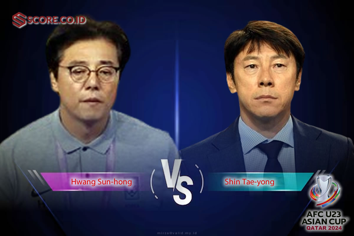 Head To Head Indonesia vs Korsel ala Shin Tae yong vs Hwang Sun hong