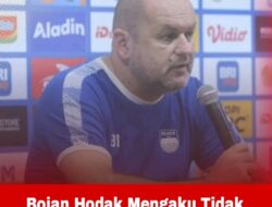 Bojan Hodak Mengaku Tidak Masalah BRI Liga 1 Diliburkan