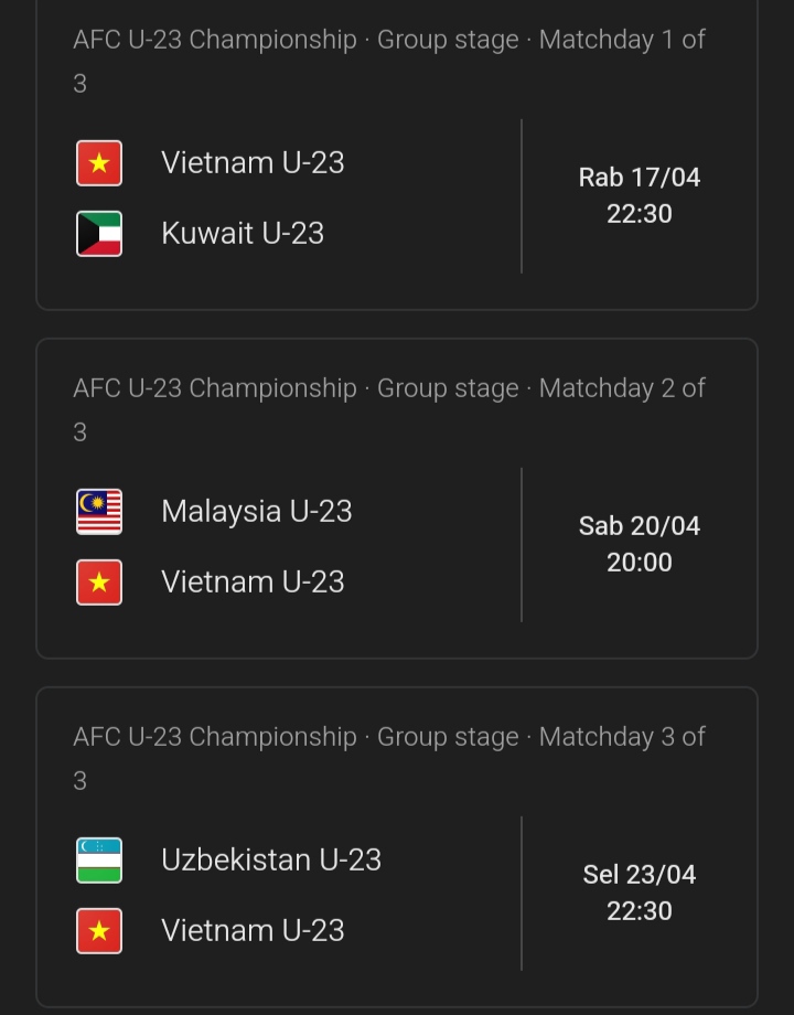 Jelang Piala Asia U23, Pelatih Vietnam Sita Semua Gadget Pemain jdwal vietnam u23