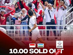 Baru Hitungan Menit, Tiket Semi-final Indonesia vs Uzbekistan Sold Out