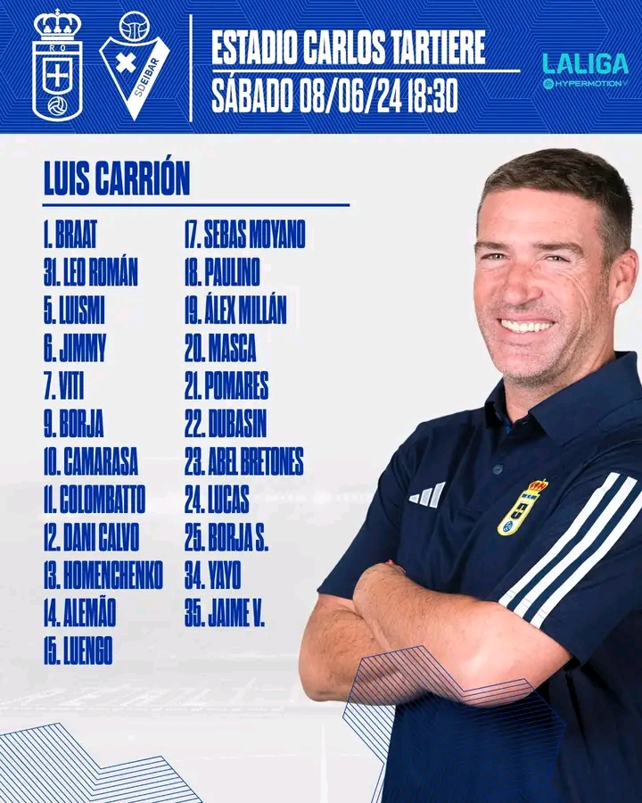 La Liga Play Off : Prediksi Skor Real Oviedo vs Eibar, Sabtu 23.30 WIB 1717762769993