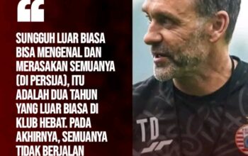 Thomas Doll Umumkan Perpisahan, Ikatan Alasan Keluarga Jadi Alasan