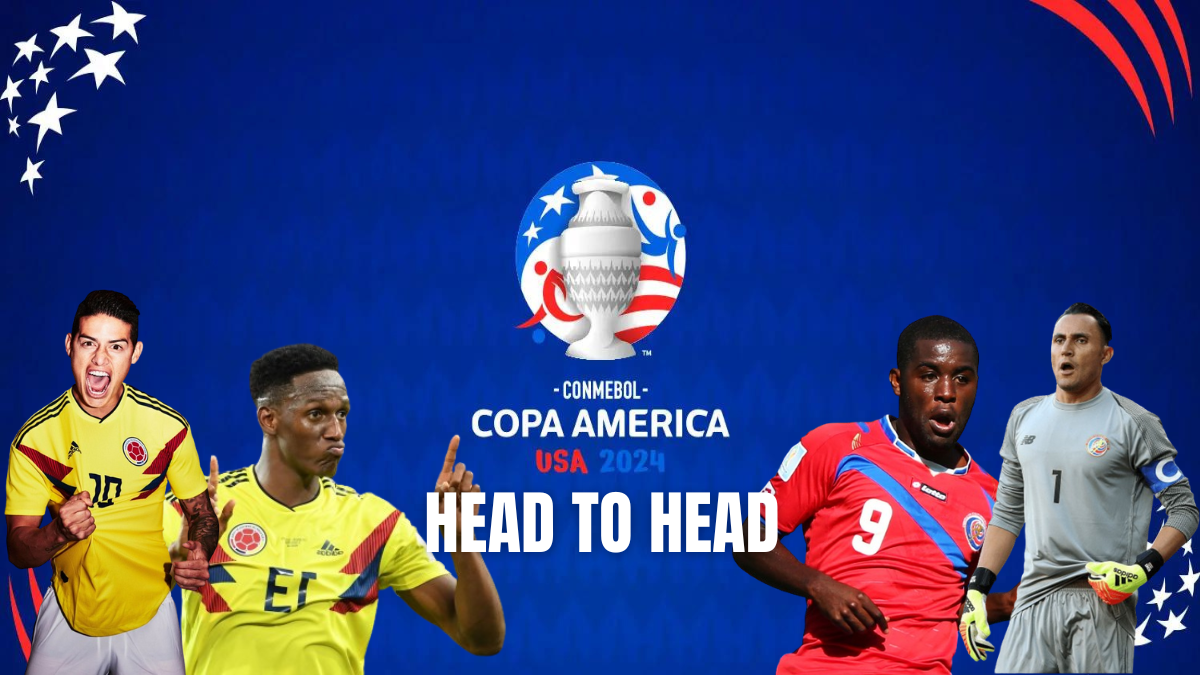 Head To Head Kolombia vs Kosta Rika Piala Copa America 2024