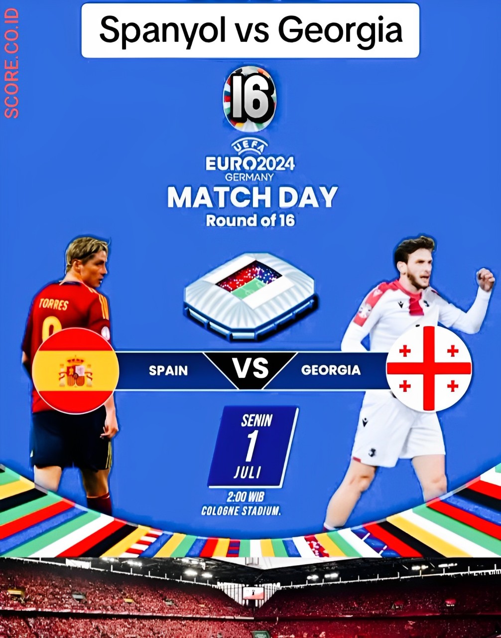 Prediksi skor Spanyol vs georgia