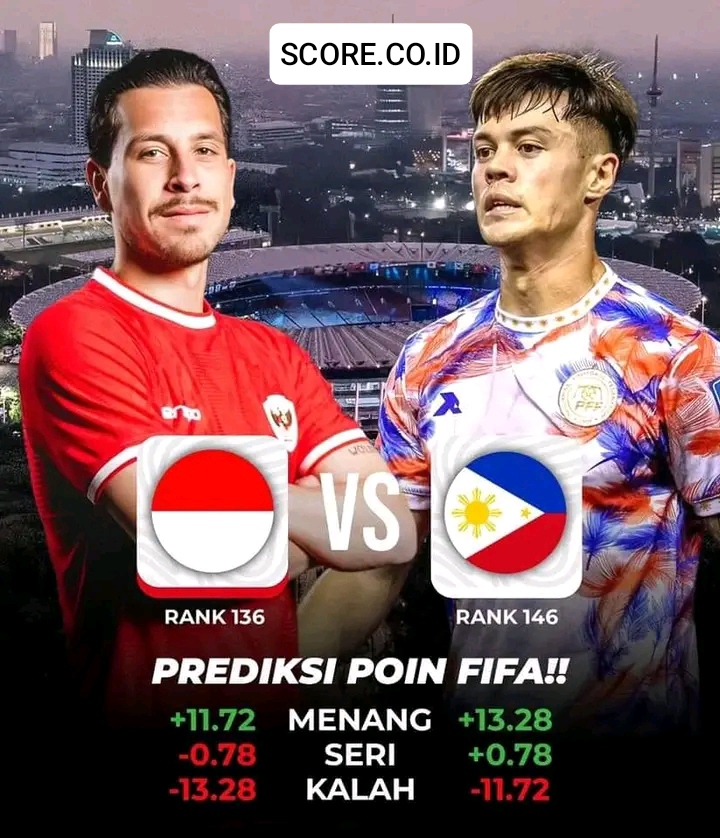 Prediksi skor indonesia vs filipina