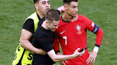 Ronaldo Menjadi Target Pitch Invader di Euro 2024 Pelatih Belgia Ini Bahaya