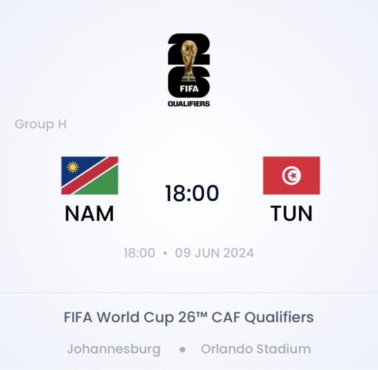 Prediksi Skor Tunisia vs Namibia World Cup Kualifikasi 2026