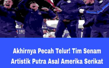 Akhirnya Pecah Telur! Tim Senam Artistik Putra Asal Amerika Serikat Berhasil Raih Medali Perunggu