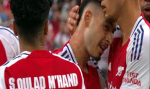 Gabriel Martinelli Pemain Terbaik Laga Arsenal vs Manchester United