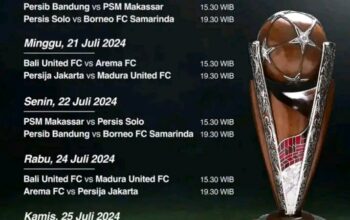 Jadwal Piala Presiden 2024, Waktu Kick Off, dan Live Streaming