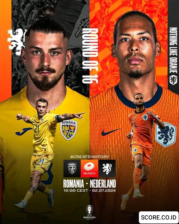 Prediksi skor Belanda vs romania