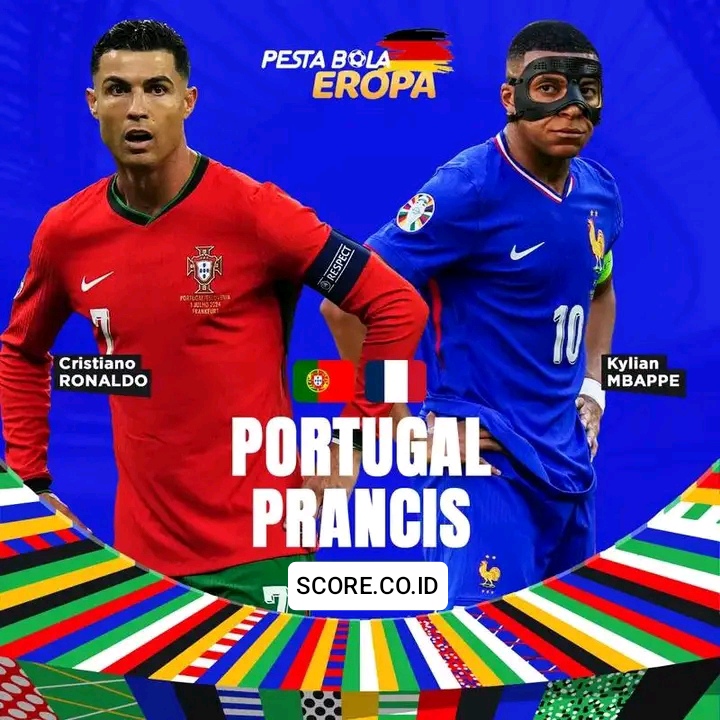 Prediksi skor Portugal vs prancis