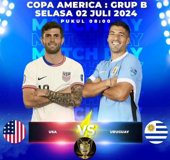 Prediksi skor Uruguay vs Amerika serikat