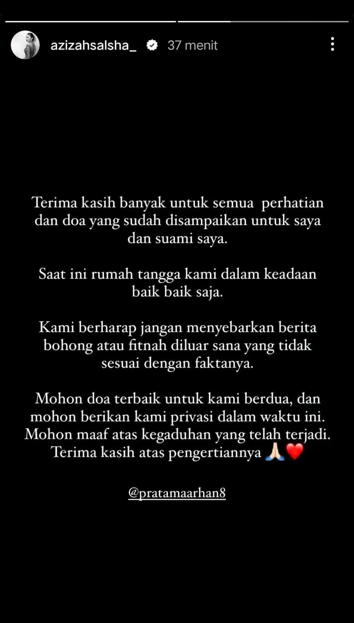 Istri Pesepakbola Pratama Arhan Langsung Klarifikasi, Netizen : Sedang Menutupi Bangkainya Sendiri 1000223546