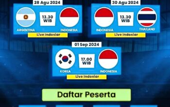 Jadwal Seoul Earth On Us Cup 2024: Indonesia Bawa 30 Orang Pemain