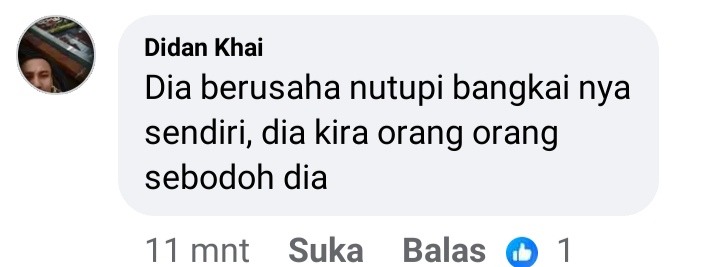 Istri Pesepakbola Pratama Arhan Langsung Klarifikasi, Netizen : Sedang Menutupi Bangkainya Sendiri Komentar netizen 1