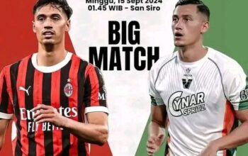 Head to Head AC Milan vs Venezia, dan Line Up