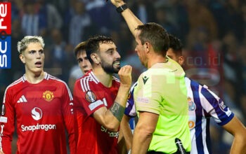 Bruno Fernandes Dihukum Kartu Merah dalam Pertandingan Melawan Porto