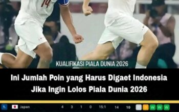 Ini Jumlah Poin yang Harus Digaet Indonesia Jika Ingin Lolos Piala Dunia 2026