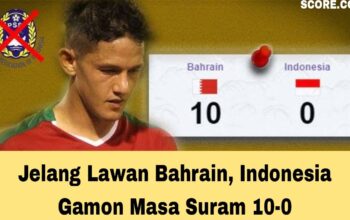 Jelang Lawan Bahrain, Indonesia Gamon Masa Suram 10-0