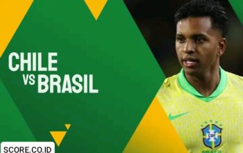 Prediksi Brasil vs Chile Matchday ke 9 Zona Conmebol Versi SCORE.CO.ID