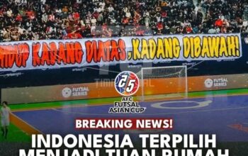 AFC Resmi Tunjuk Indonesia Sebagai Tuan Rumah Piala Asia Futsal Tahun 2026