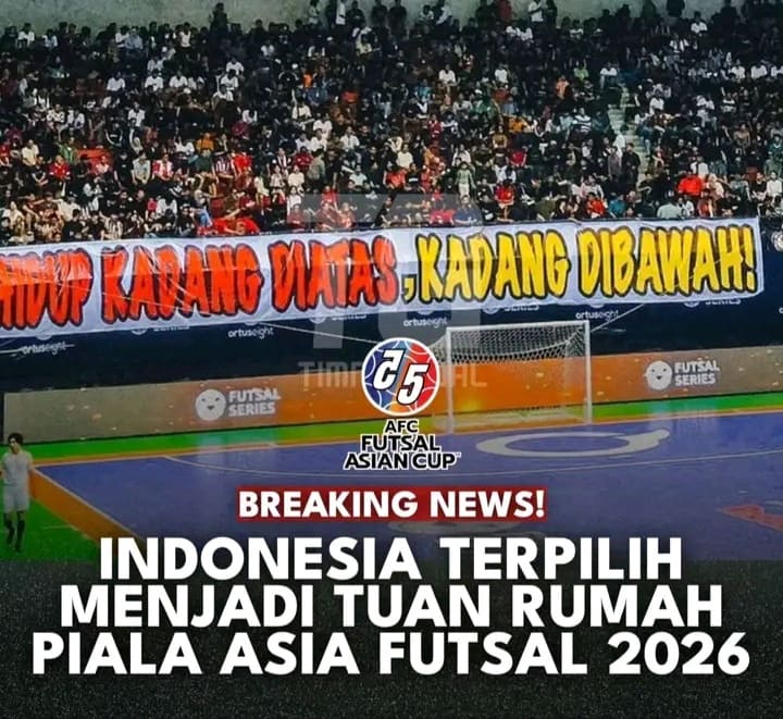 Indonesia Sebagai Tuan Rumah Piala Asia Futsal Tahun 2026