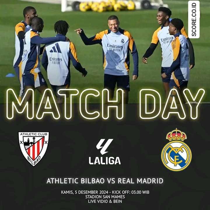 Prediksi Skor Real Madrid vs Athletic Bilbao
